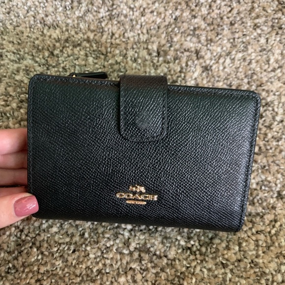 Coach Handbags - black coach wallet